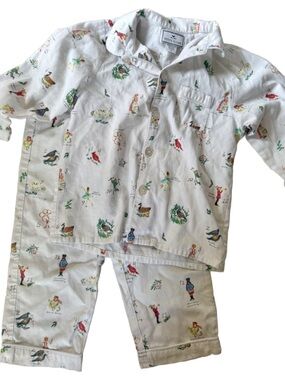 Petite Plume 12 Days of Christmas Pajama Set